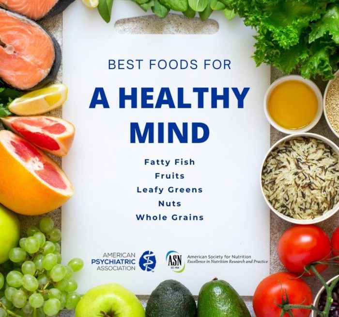 Health mental foods help brain function